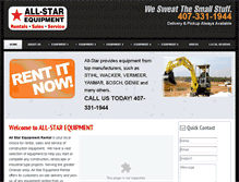 Tablet Screenshot of allstarequip.net